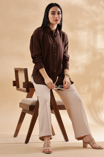 Cotton Reyon Plain Shirt